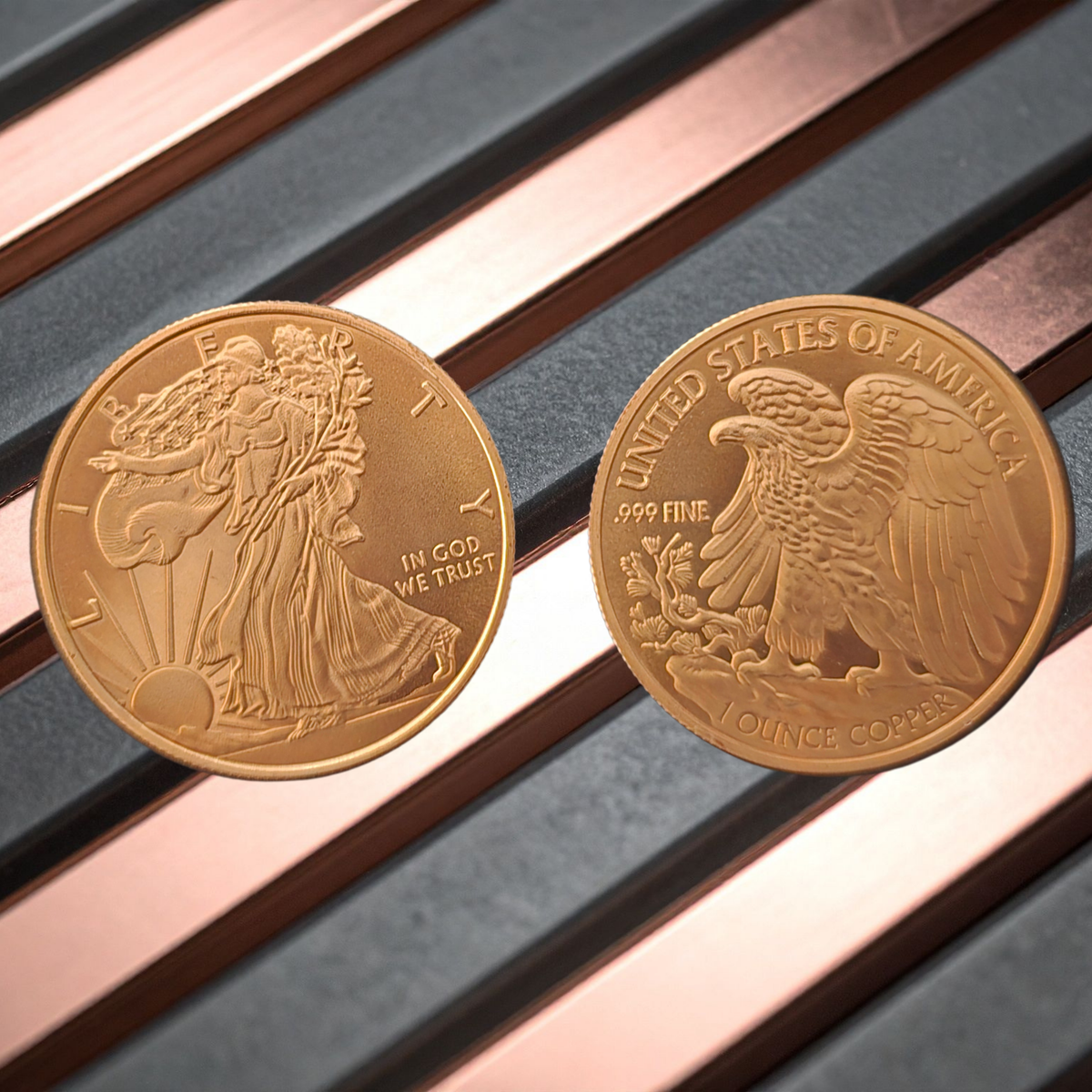 1oz Copper Bullion